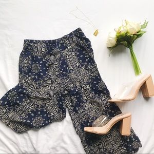 High waist palazzo pant